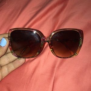 large floral sunglasses